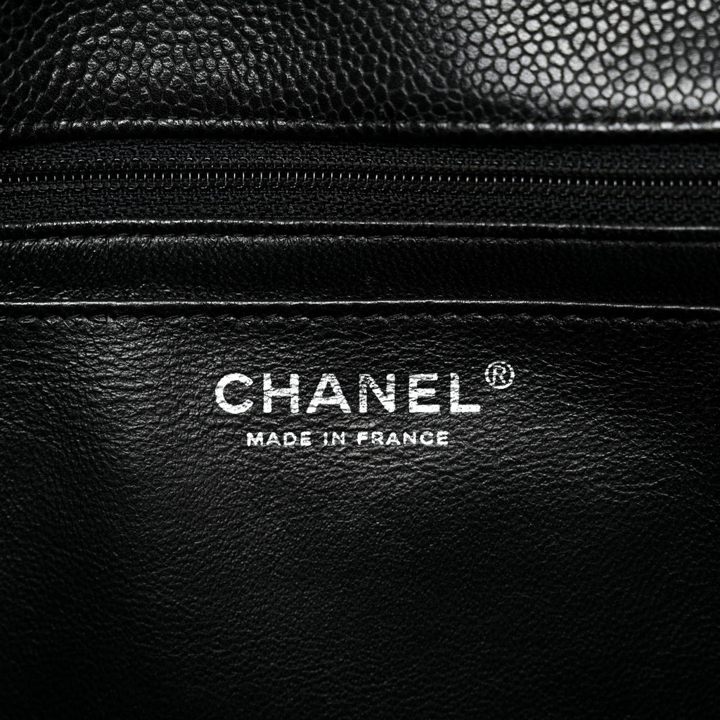 Chanel Caviar Quilted Jumbo Single Flap Black