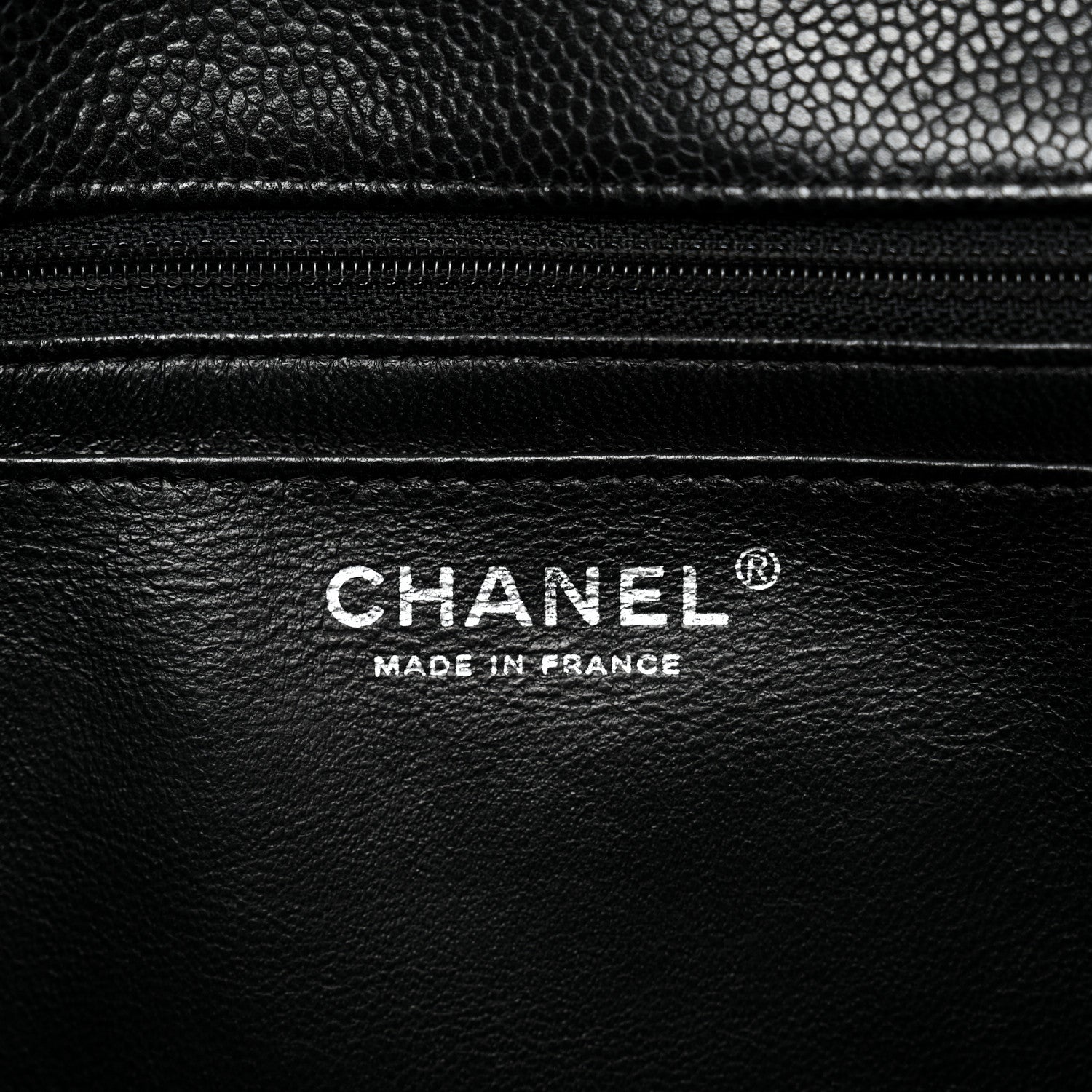 Chanel Caviar Quilted Jumbo Single Flap Black