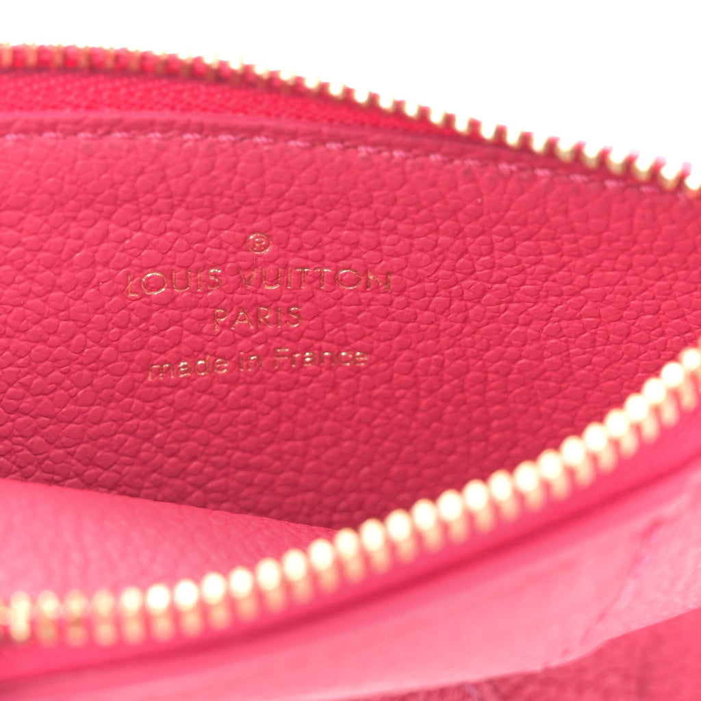 Louis Vuitton Empreinte Monogram Zipped Romy Card Holder Grenade