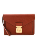 Louis Vuitton Epi Pochette Sellier Dragonne Kenyan Fawn