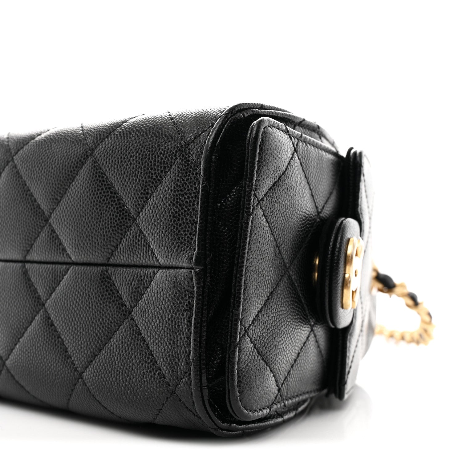 Chanel Caviar Quilted Mini Chanel 25 Handbag Black