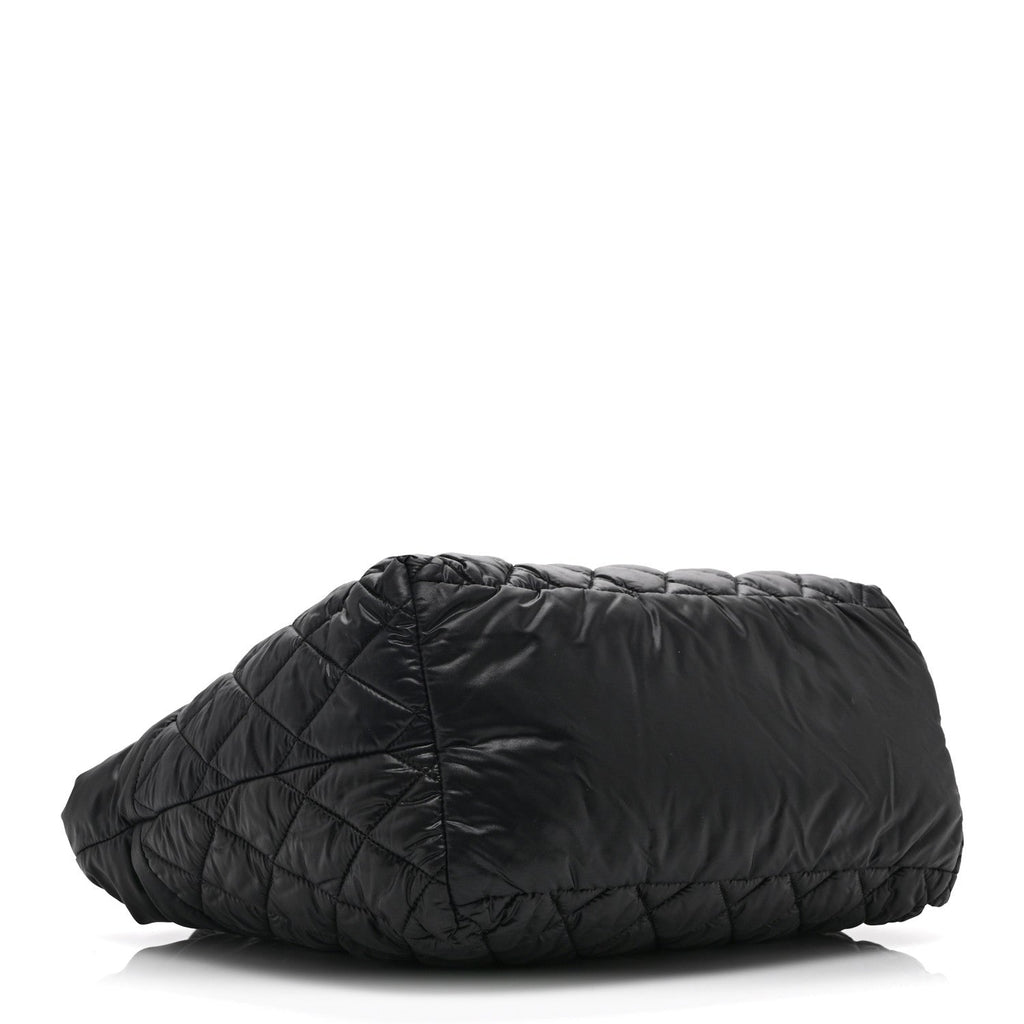 Chanel Nylon Quilted Small Coco Cocoon Tote Black