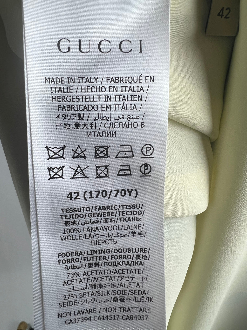 Gucci Turquoise and White Checked Shirt and Skirt Set IT 40 & 42 (UK 8-10)