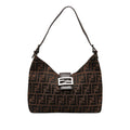 FENDI FF Lock Zucca Shoulder Bag