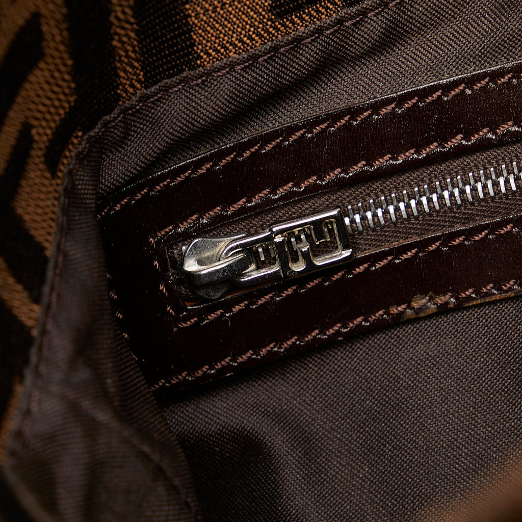 FENDI FF Lock Zucca Shoulder Bag