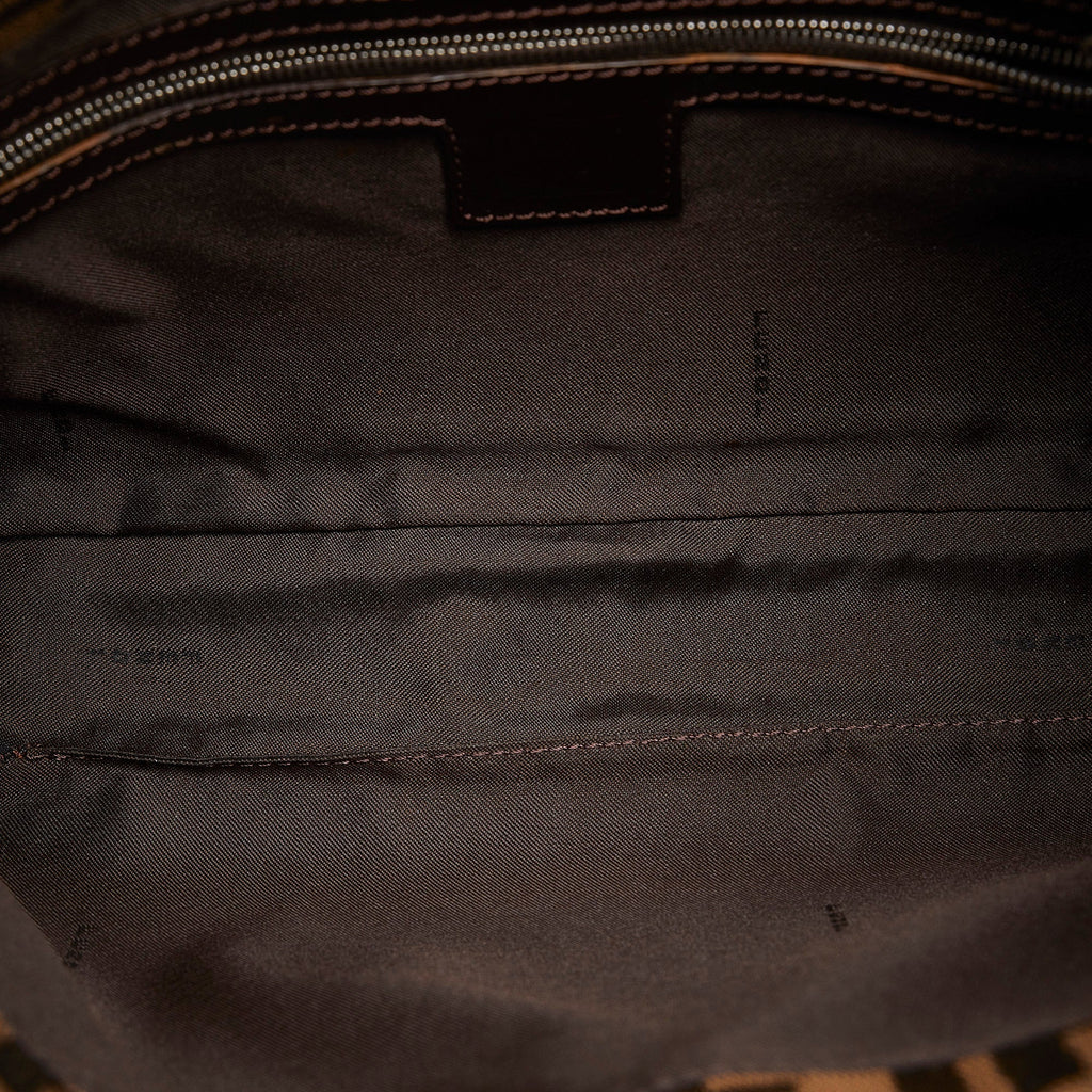 FENDI FF Lock Zucca Shoulder Bag
