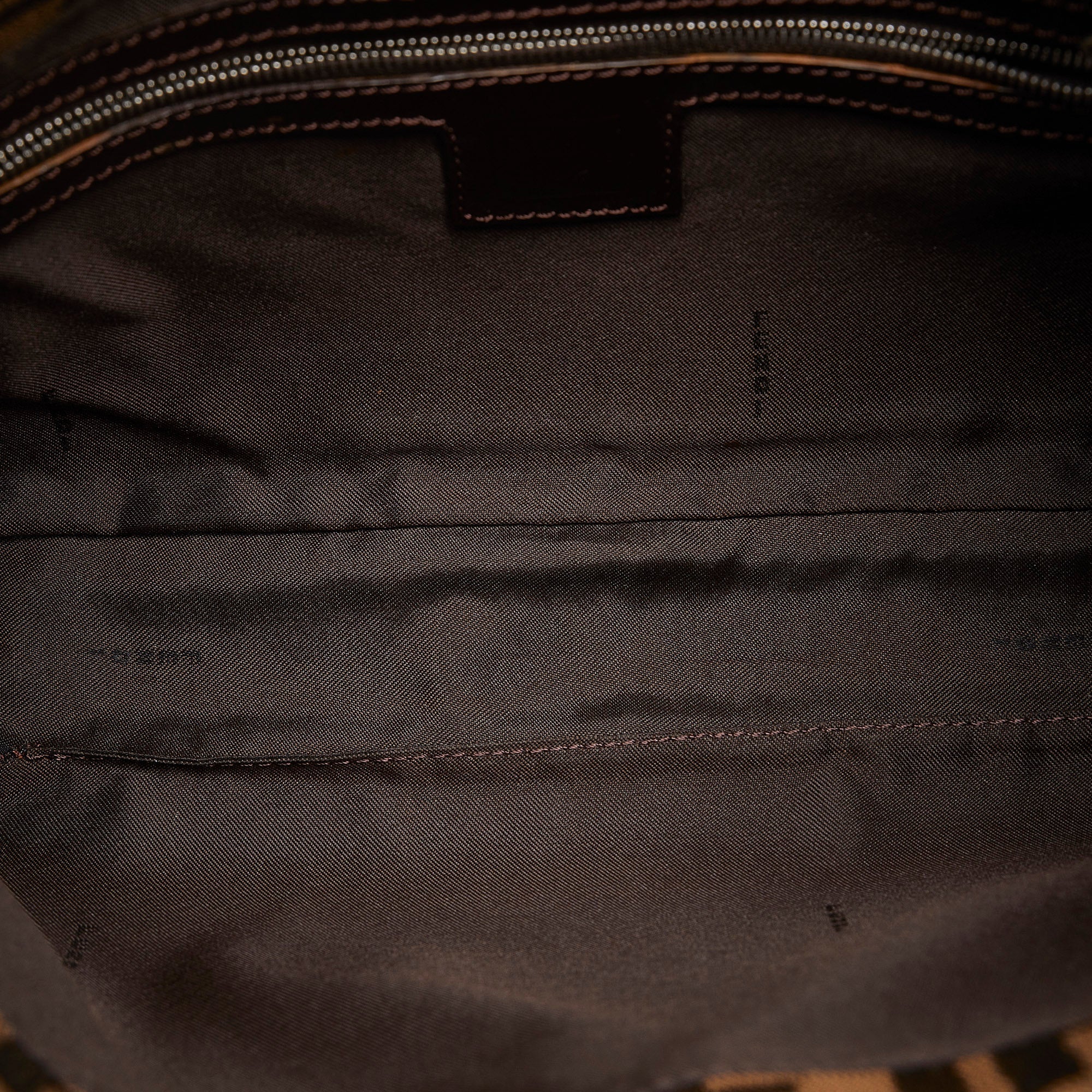 FENDI FF Lock Zucca Shoulder Bag