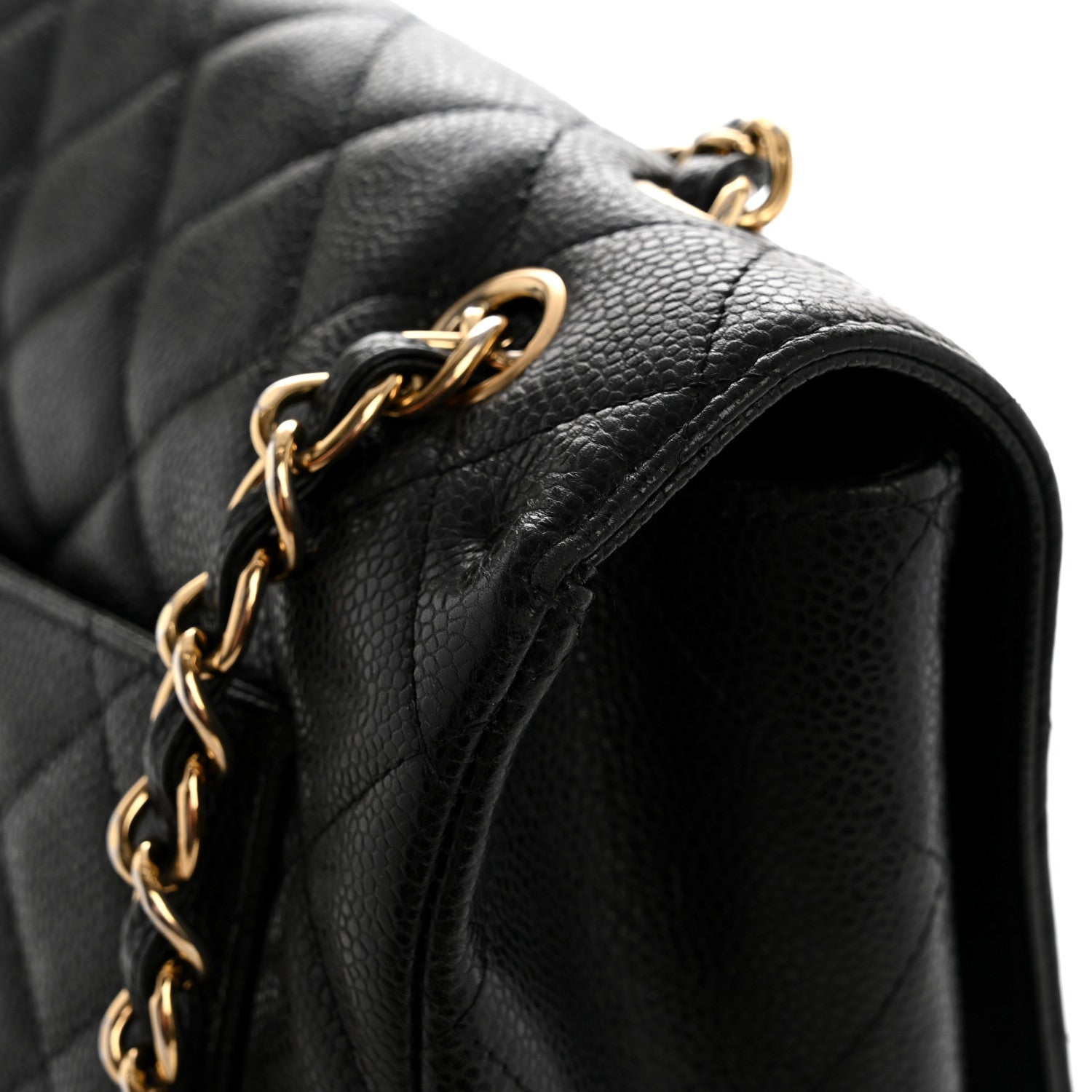 Chanel Caviar Maxi Single Flap Black