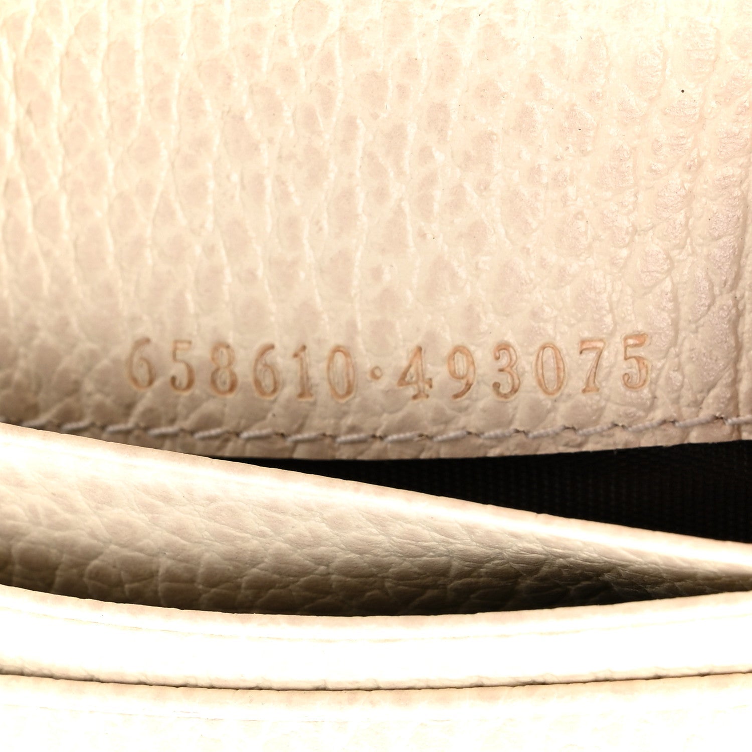 Gucci Dollar Calfskin GG Supreme Monogram GG Marmont Card Case Mystic White Beige Ebony