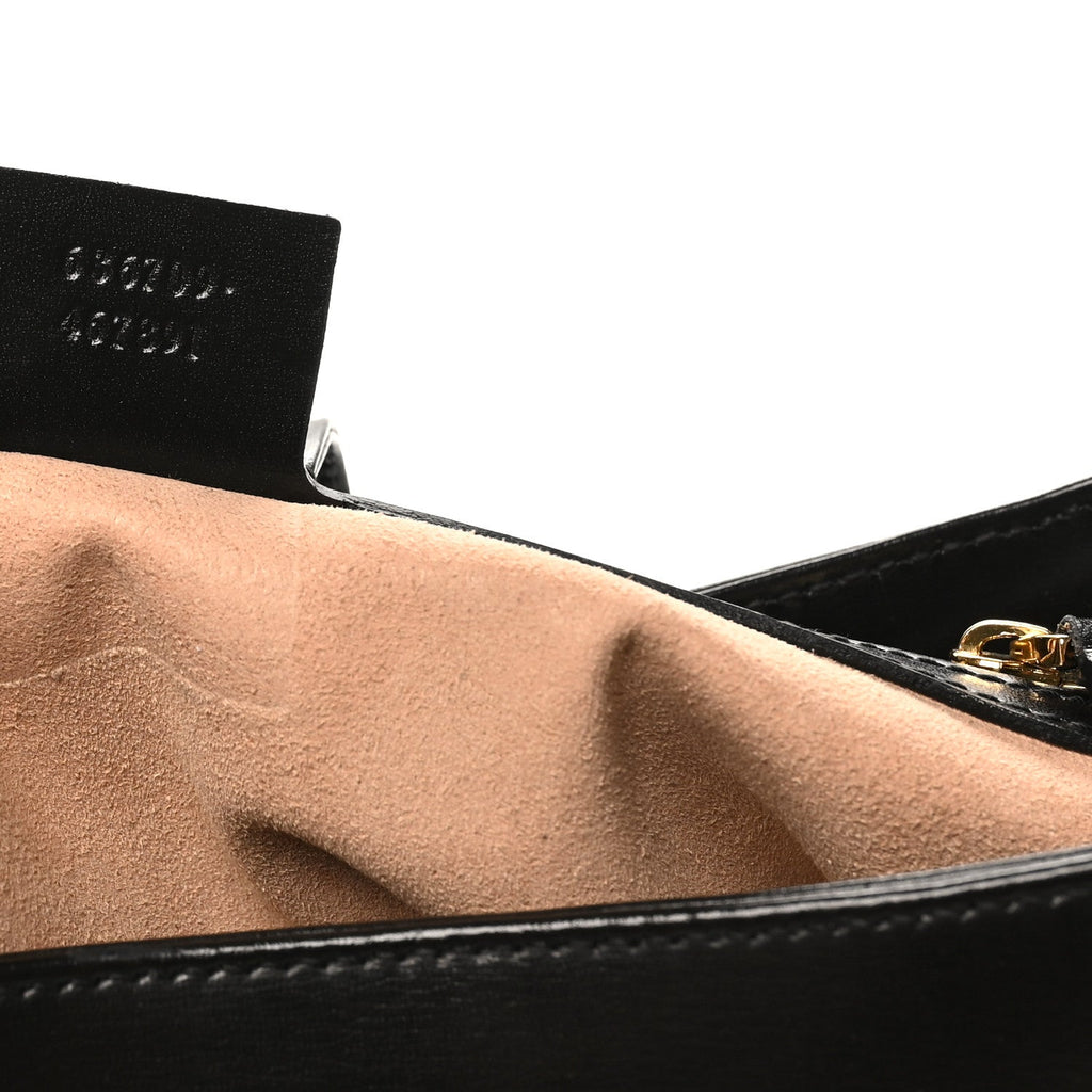 Gucci Boarded Dyana Lux Calfskin Small Jackie 1961 Hobo Black