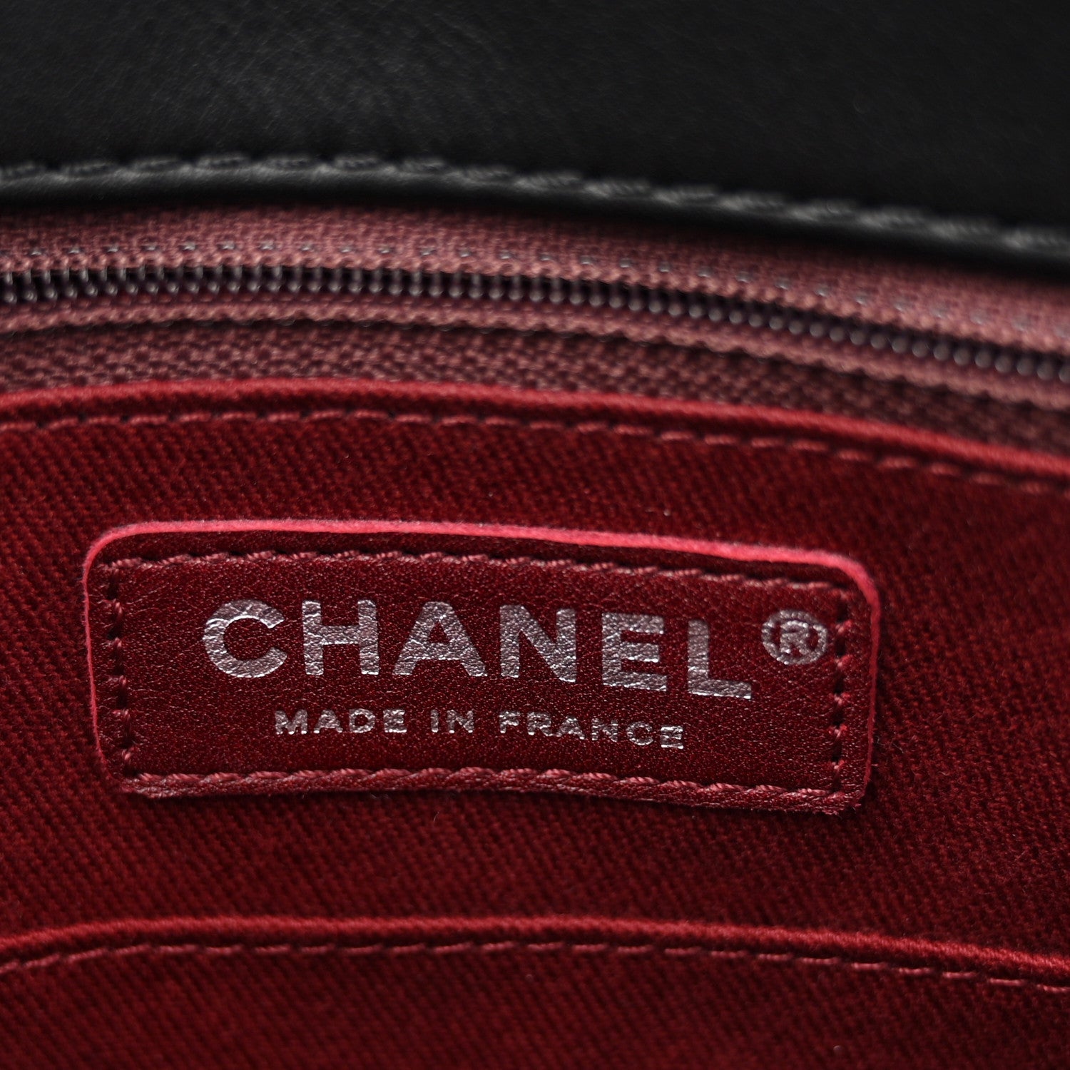 Chanel Patent Quilted Large Coco Shine Shopping Tote Black