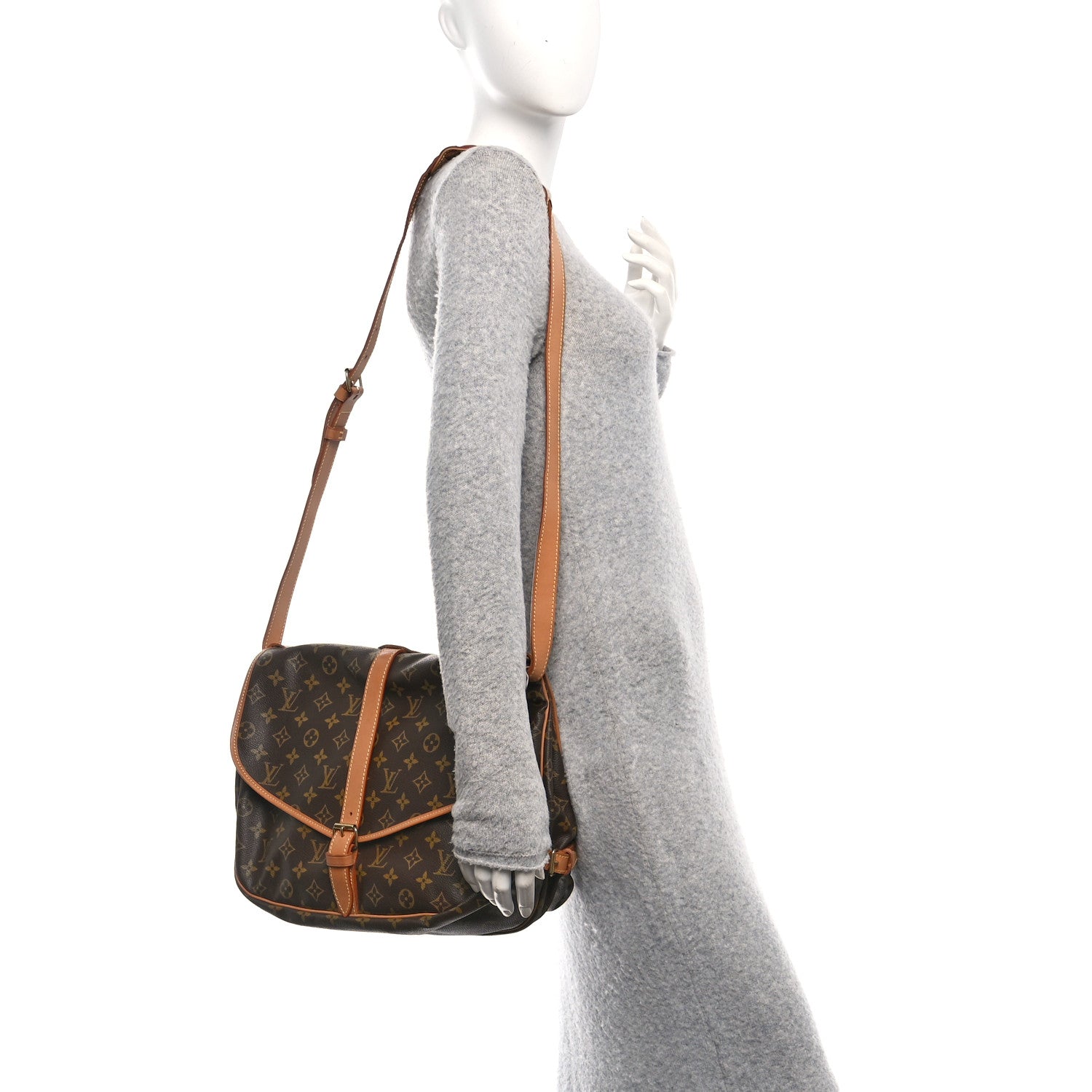 Louis Vuitton Monogram Saumur 35
