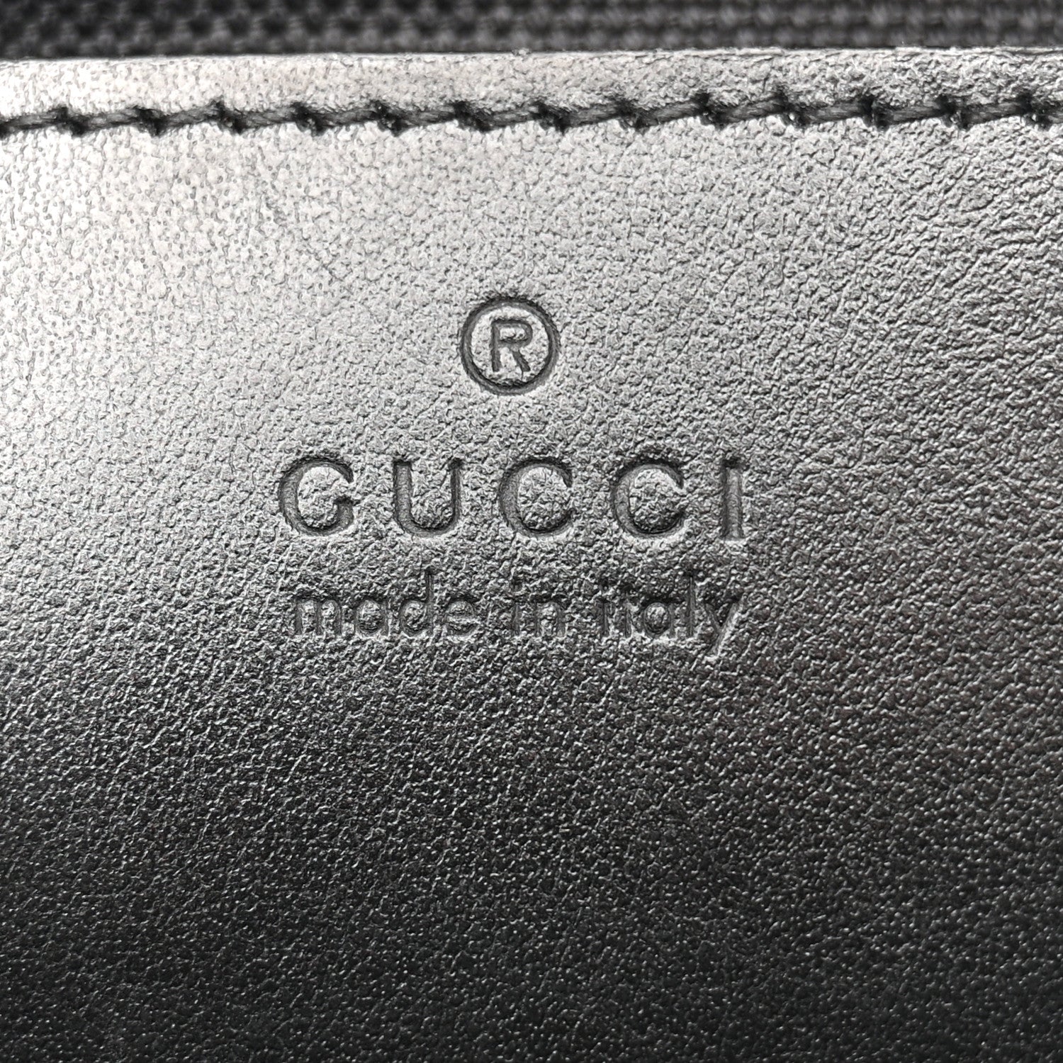 Gucci Calfskin Matelasse Monochrome Small GG Marmont Chain Shoulder Bag Black