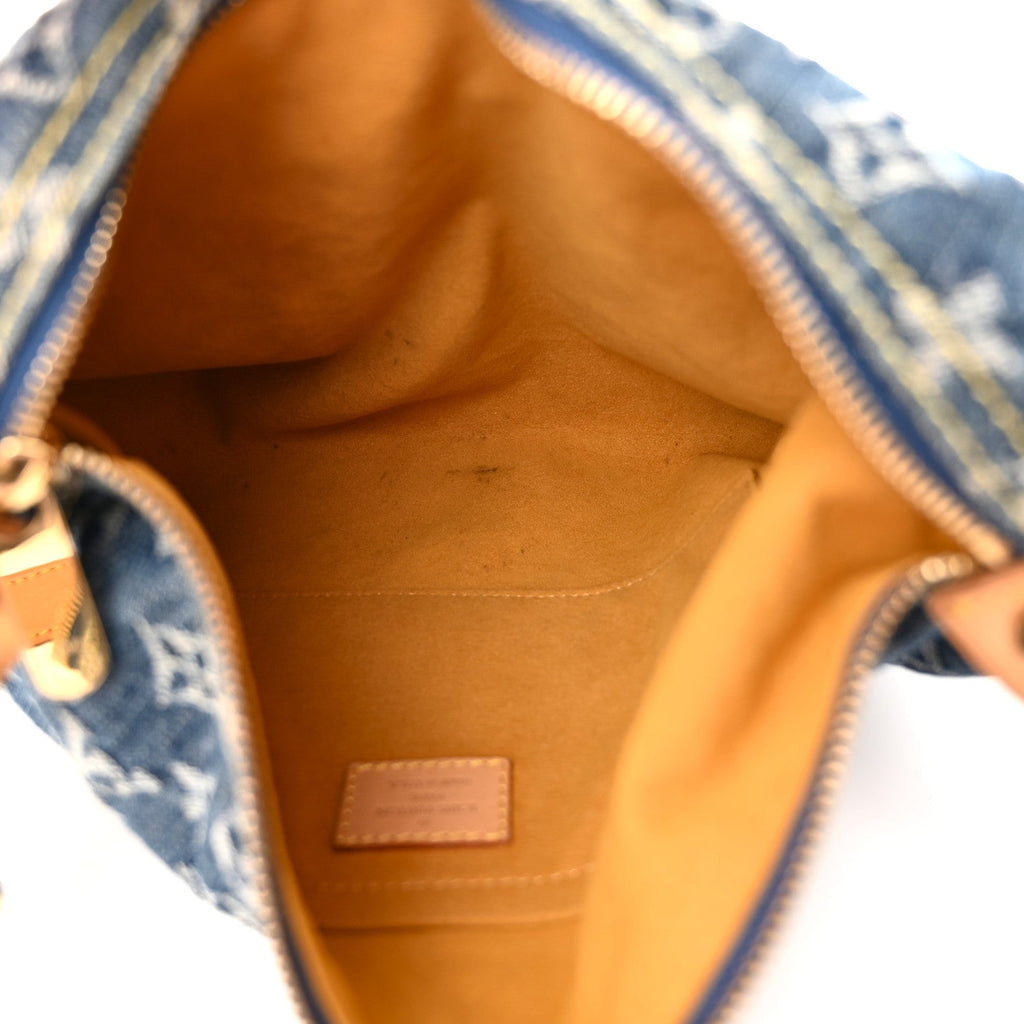 Louis Vuitton Monogram Denim Baggy PM Blue