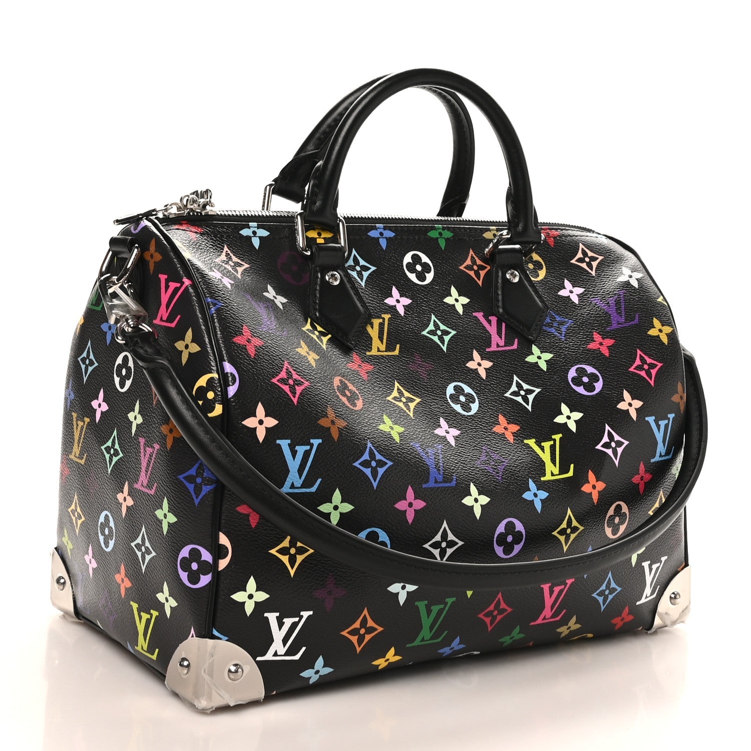 Louis Vuitton LV X TM Monogram Multicolor Speedy Soft 30 Black