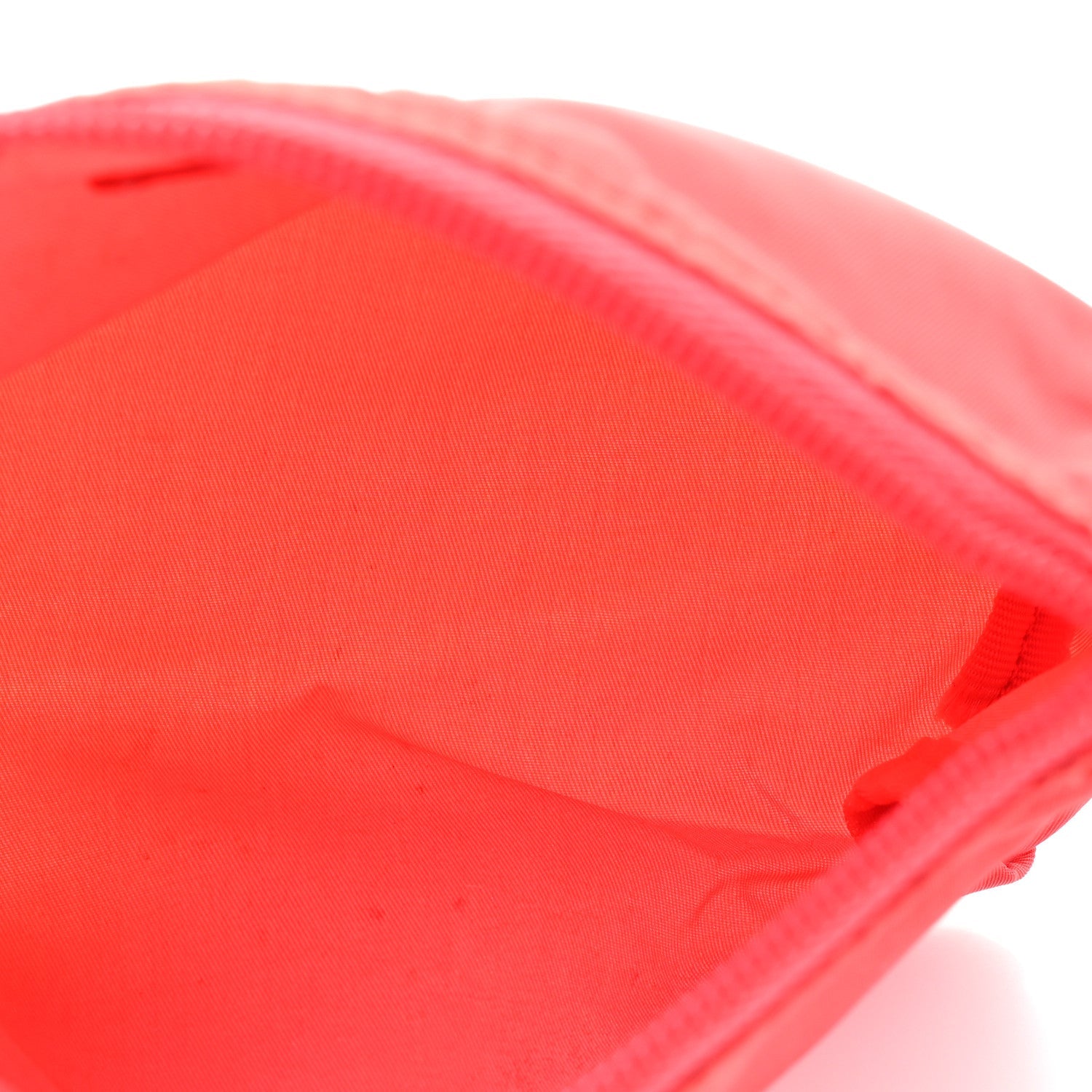 Prada Tessuto Nylon Vela Cosmetic Pouch Rosso