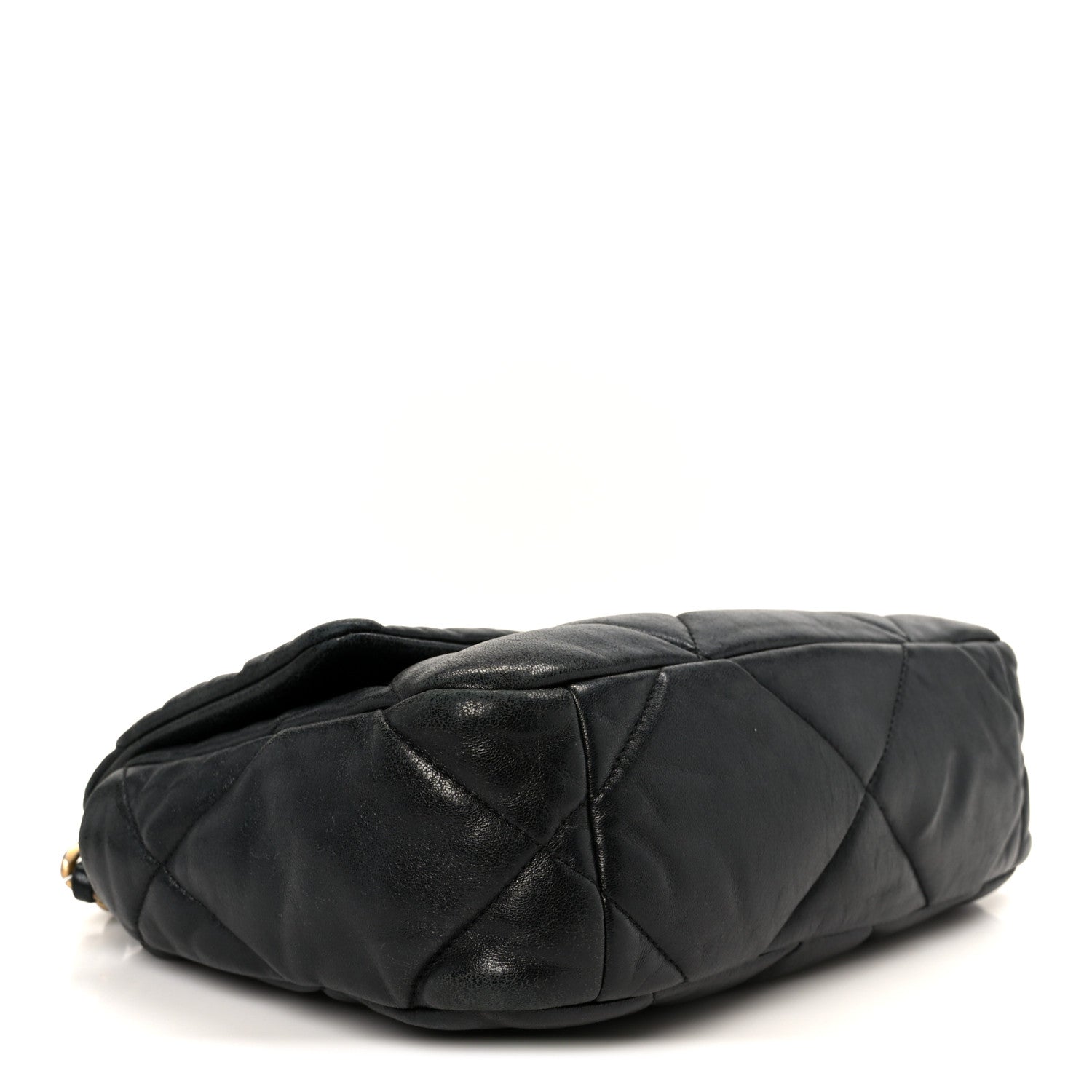 Chanel Lambskin Quilted Medium Chanel 19 Flap Black