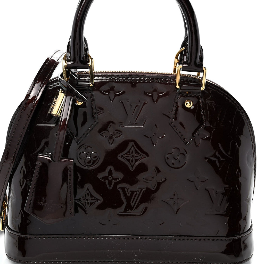 Louis Vuitton Vernis Alma BB Amarante