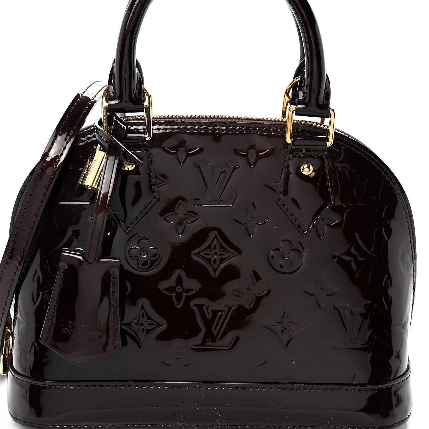 Louis Vuitton Vernis Alma BB Amarante