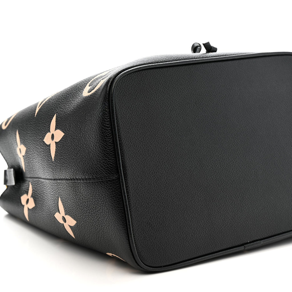Louis Vuitton Empreinte Monogram Giant Neonoe MM Black Beige