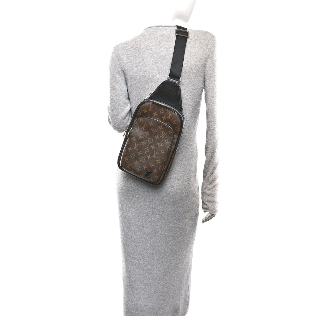 Louis Vuitton Monogram Macassar Avenue Sling Bag NM