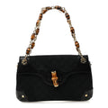 Gucci Monogram Bamboo Chain Bag Black