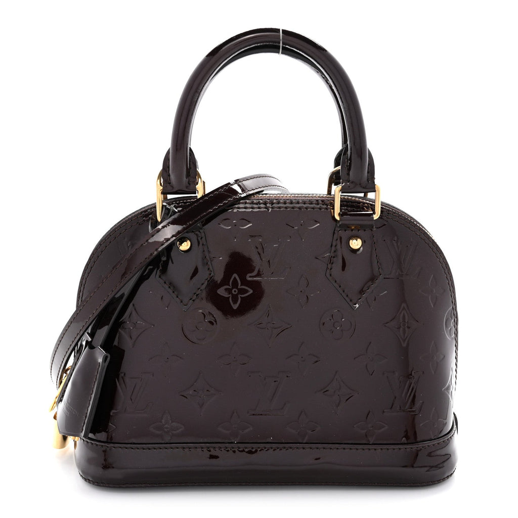 Louis Vuitton Vernis Alma BB Amarante