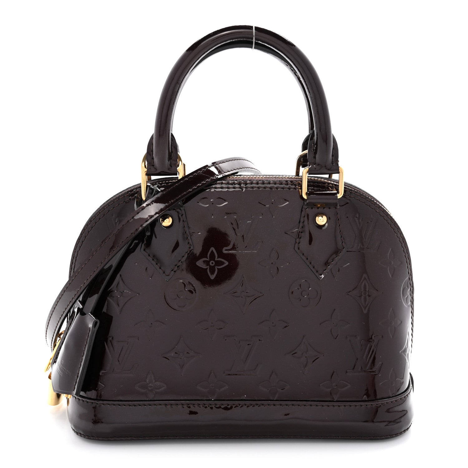 Louis Vuitton Vernis Alma BB Amarante