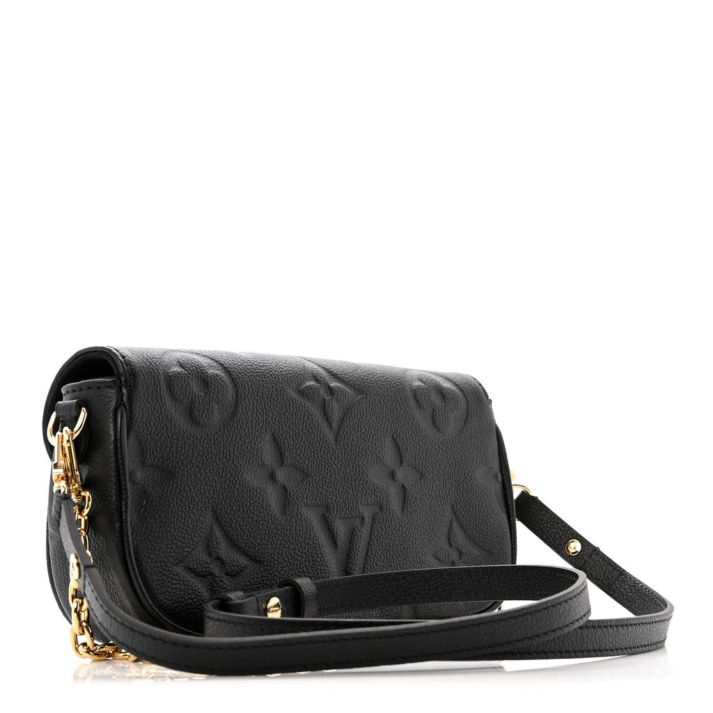 Louis Vuitton Empreinte Monogram Giant Ivy Wallet On Chain Black