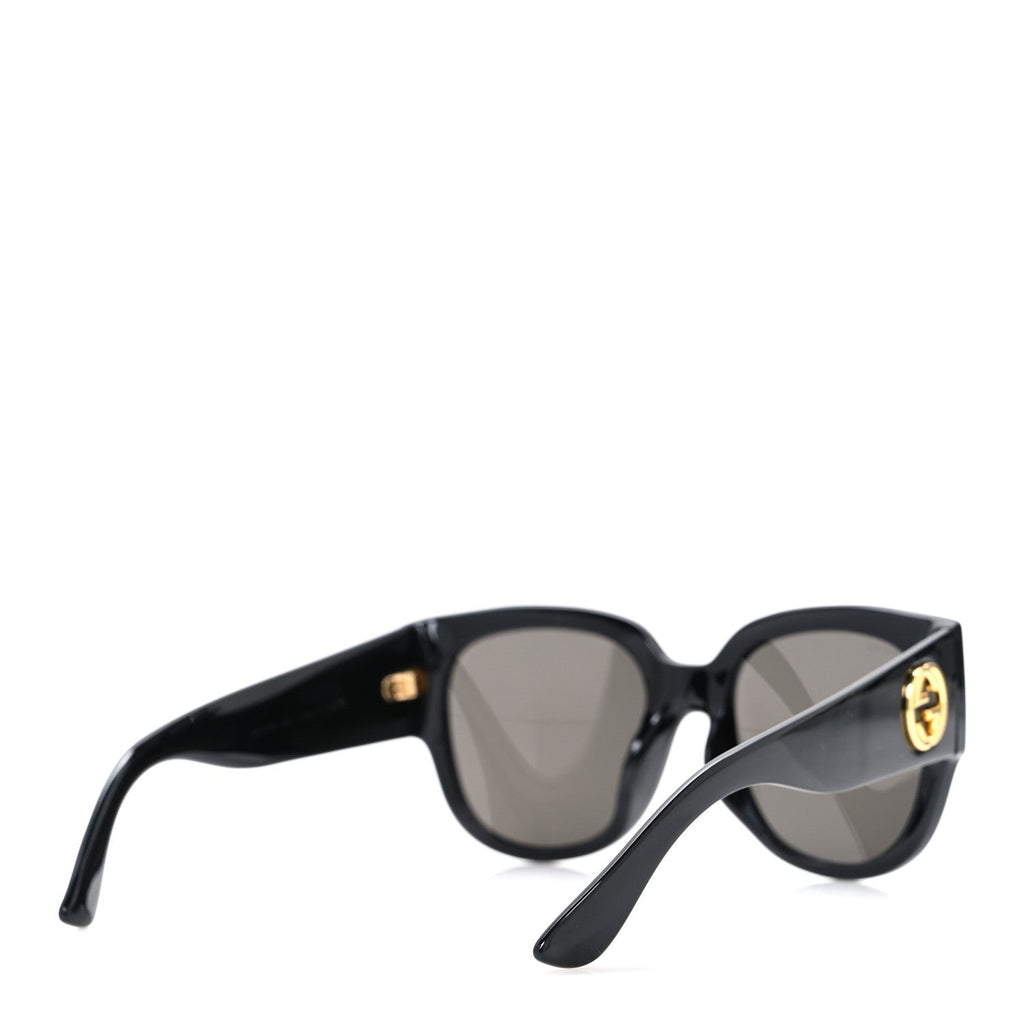 Gucci Acetate Square Frame Sunglasses GG0142SA Black
