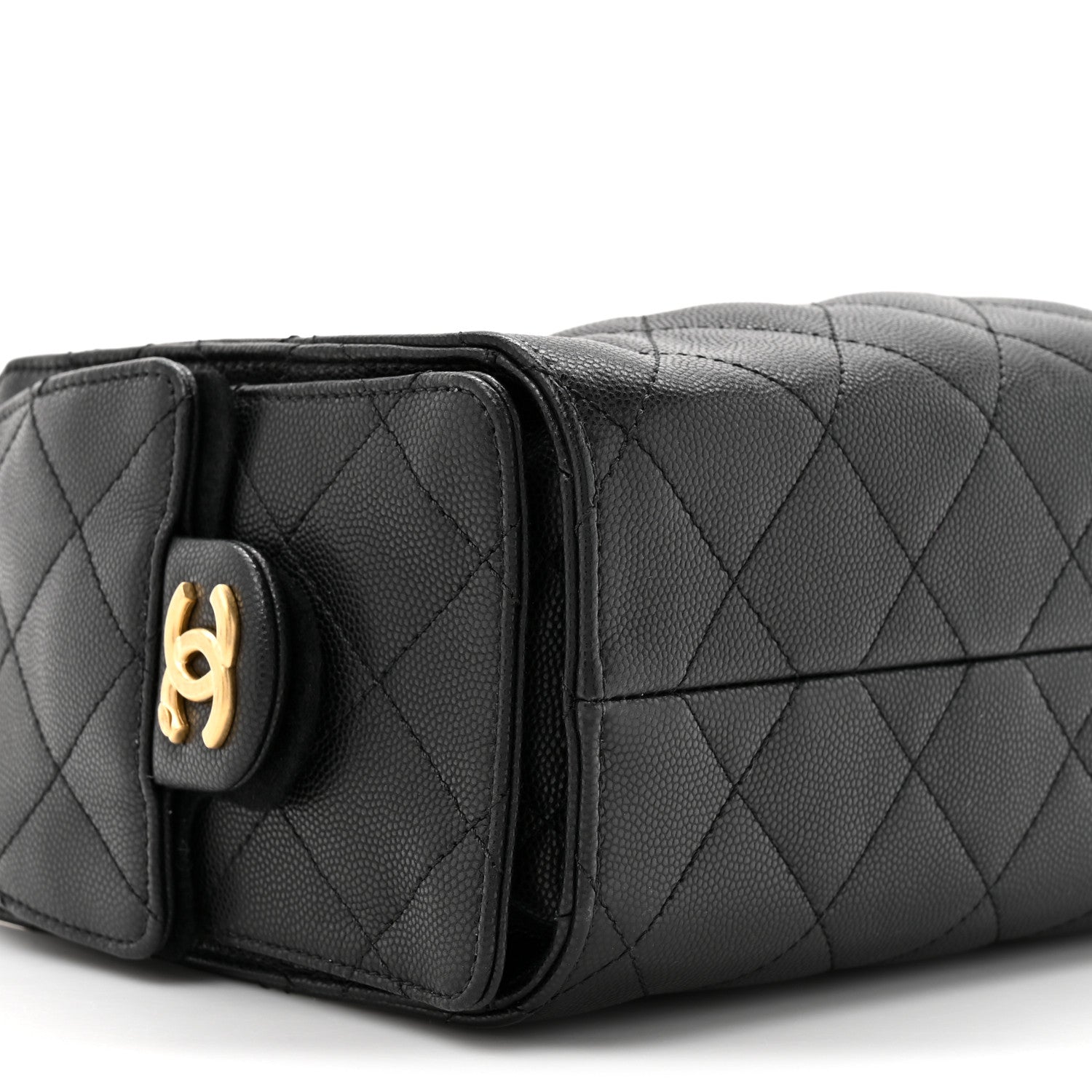 Chanel Caviar Quilted Mini Chanel 25 Handbag Black
