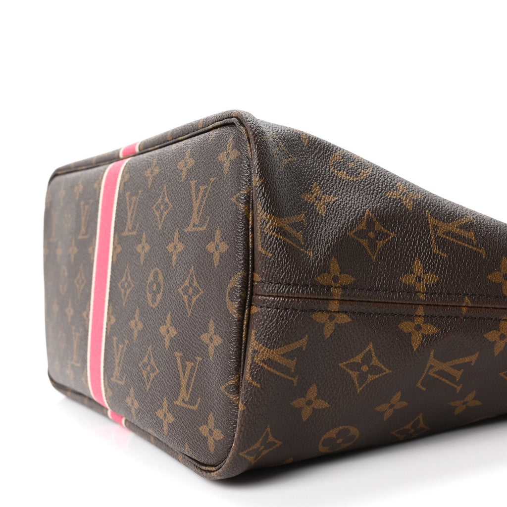 Louis Vuitton Monogram My LV Heritage Neverfull MM Fuchsia White