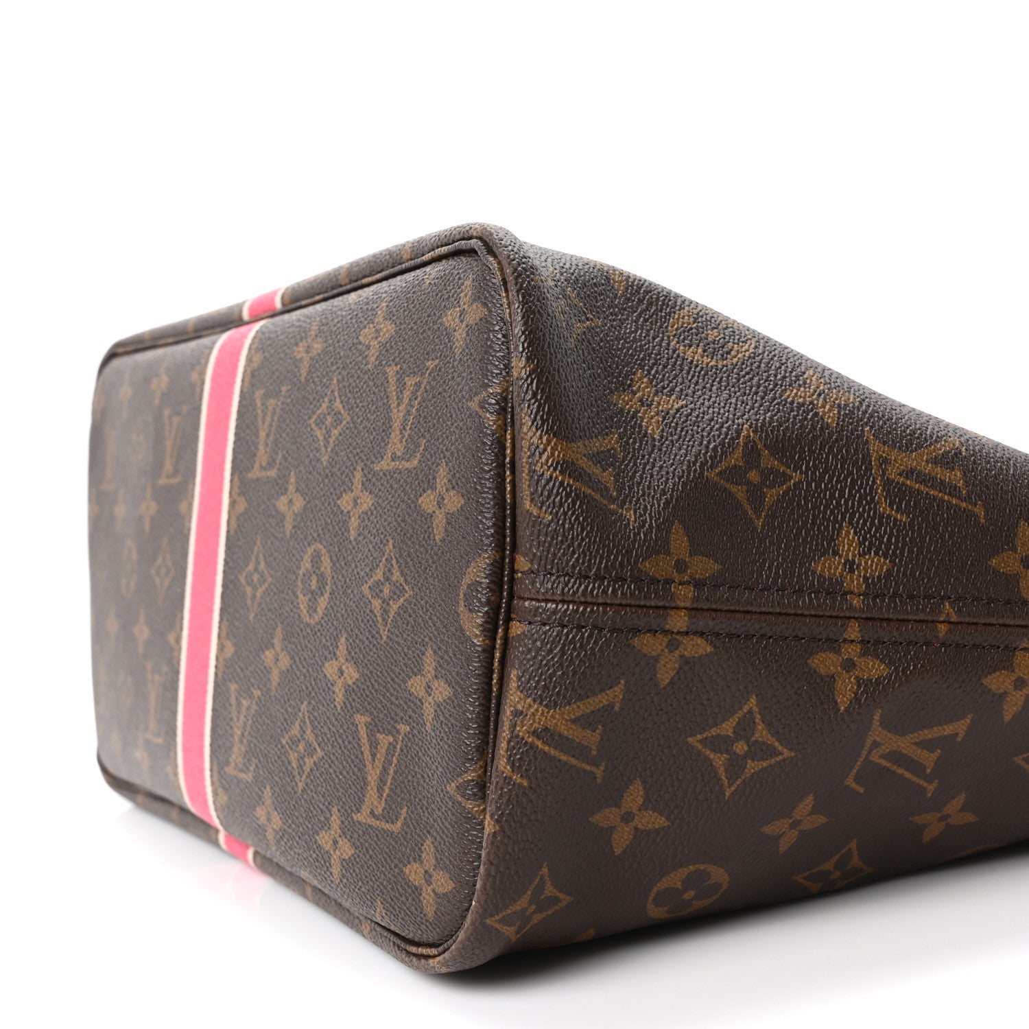 Louis Vuitton Monogram My LV Heritage Neverfull MM Fuchsia White