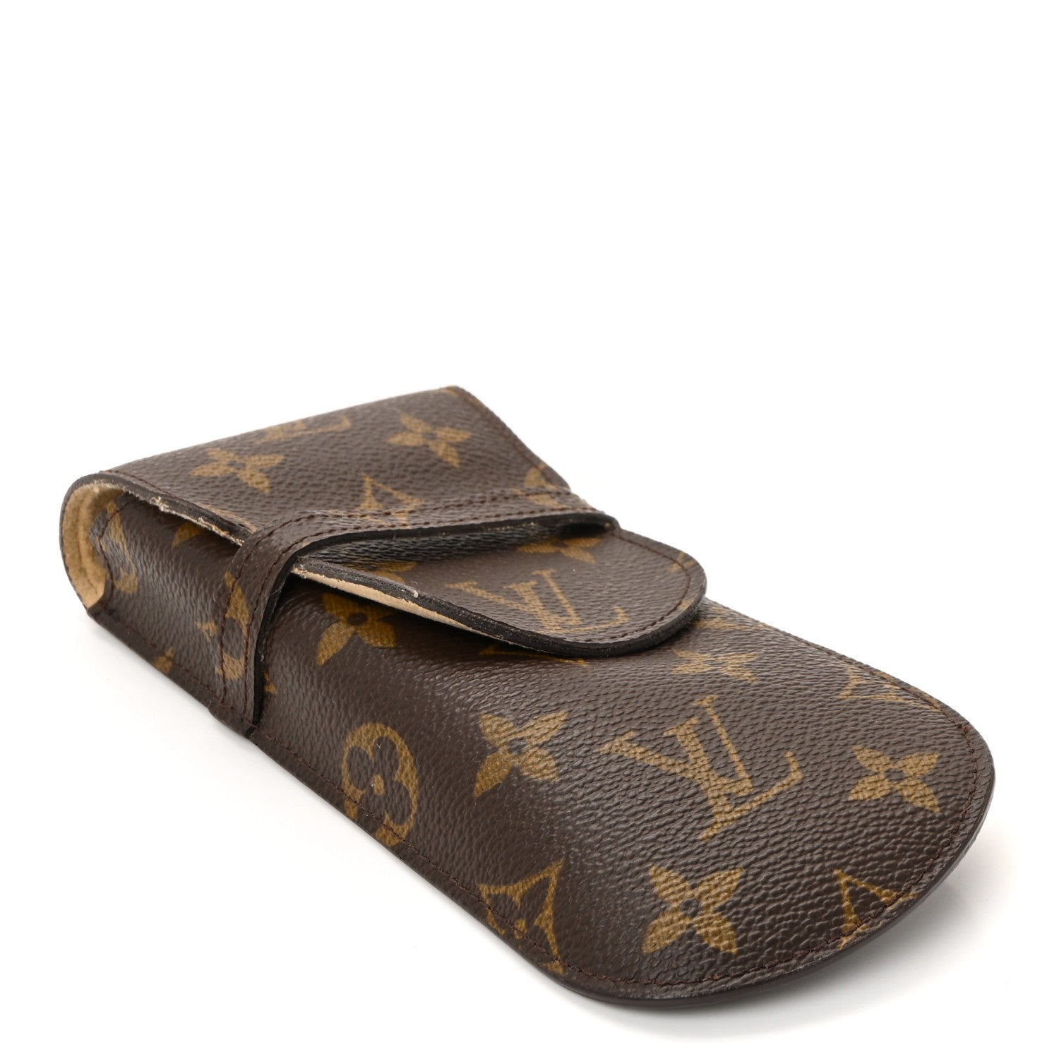 Louis Vuitton Monogram Glasses Sunglasses Case w Flap