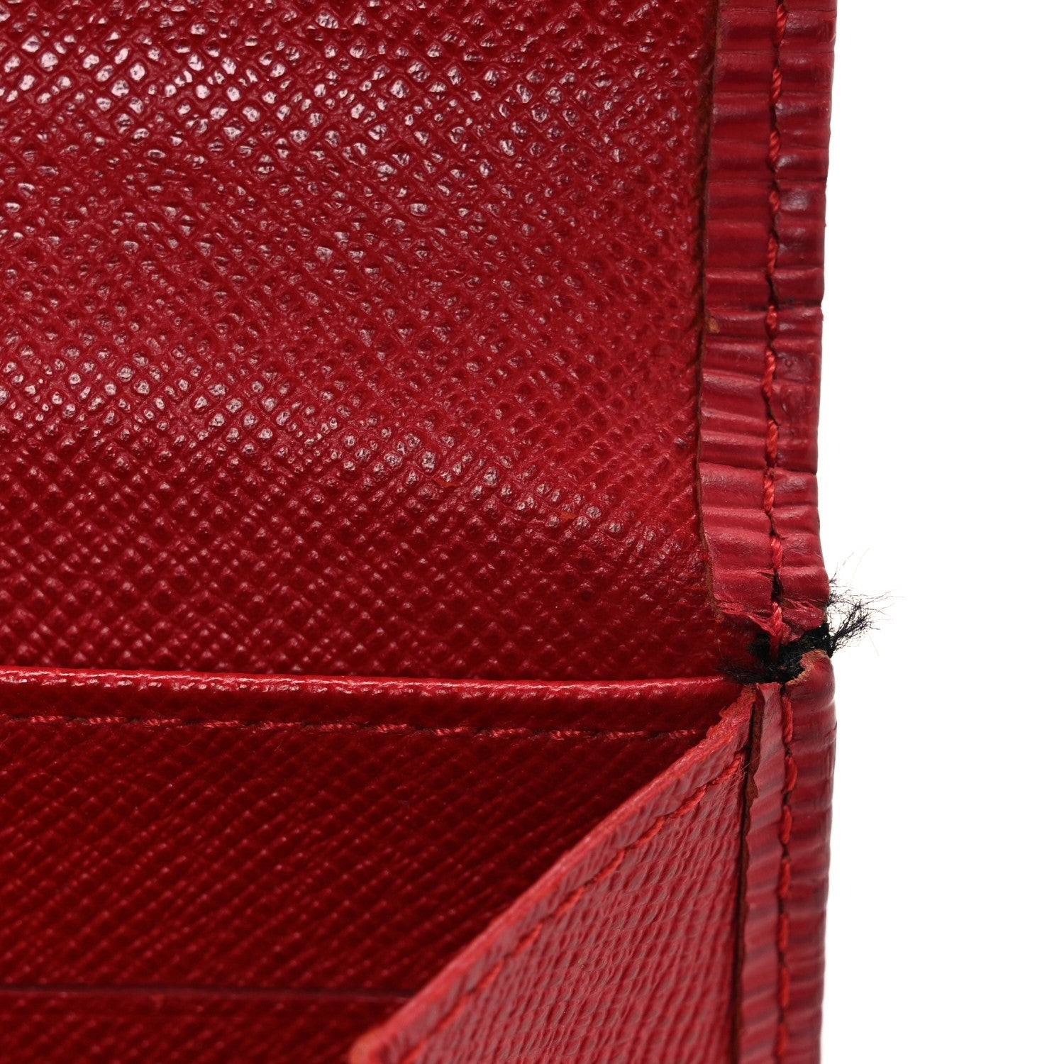 Louis Vuitton Epi Sarah Wallet Castillan Red
