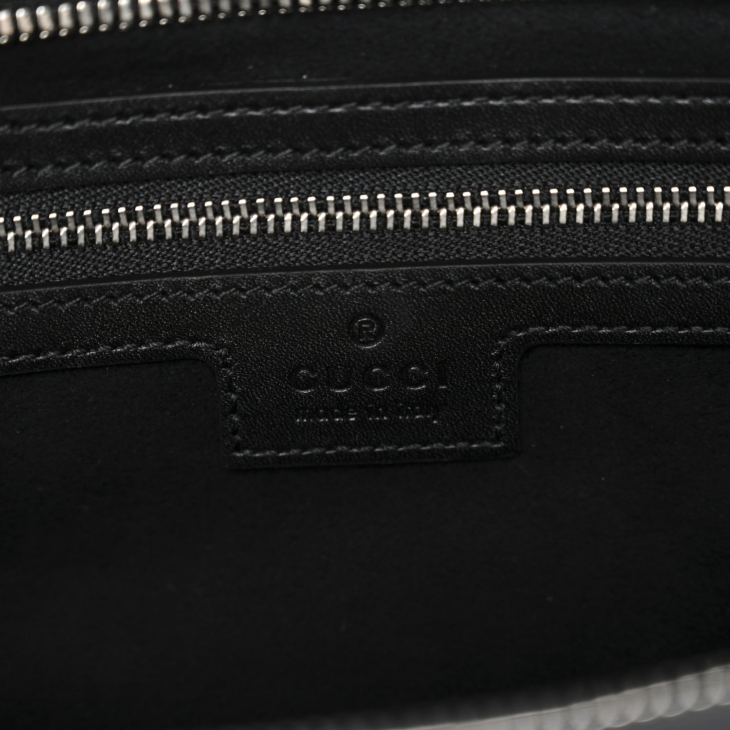Gucci Calfskin Petite GG Small Tote Bag Black
