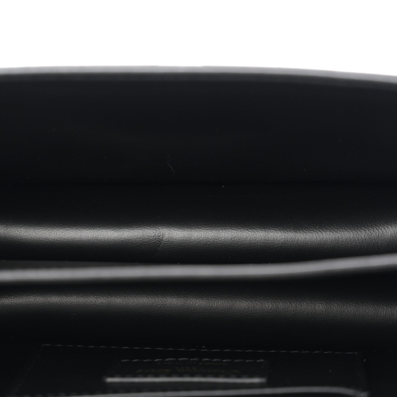 Christian Dior Calfskin Cannage Mini Ange Bag Black