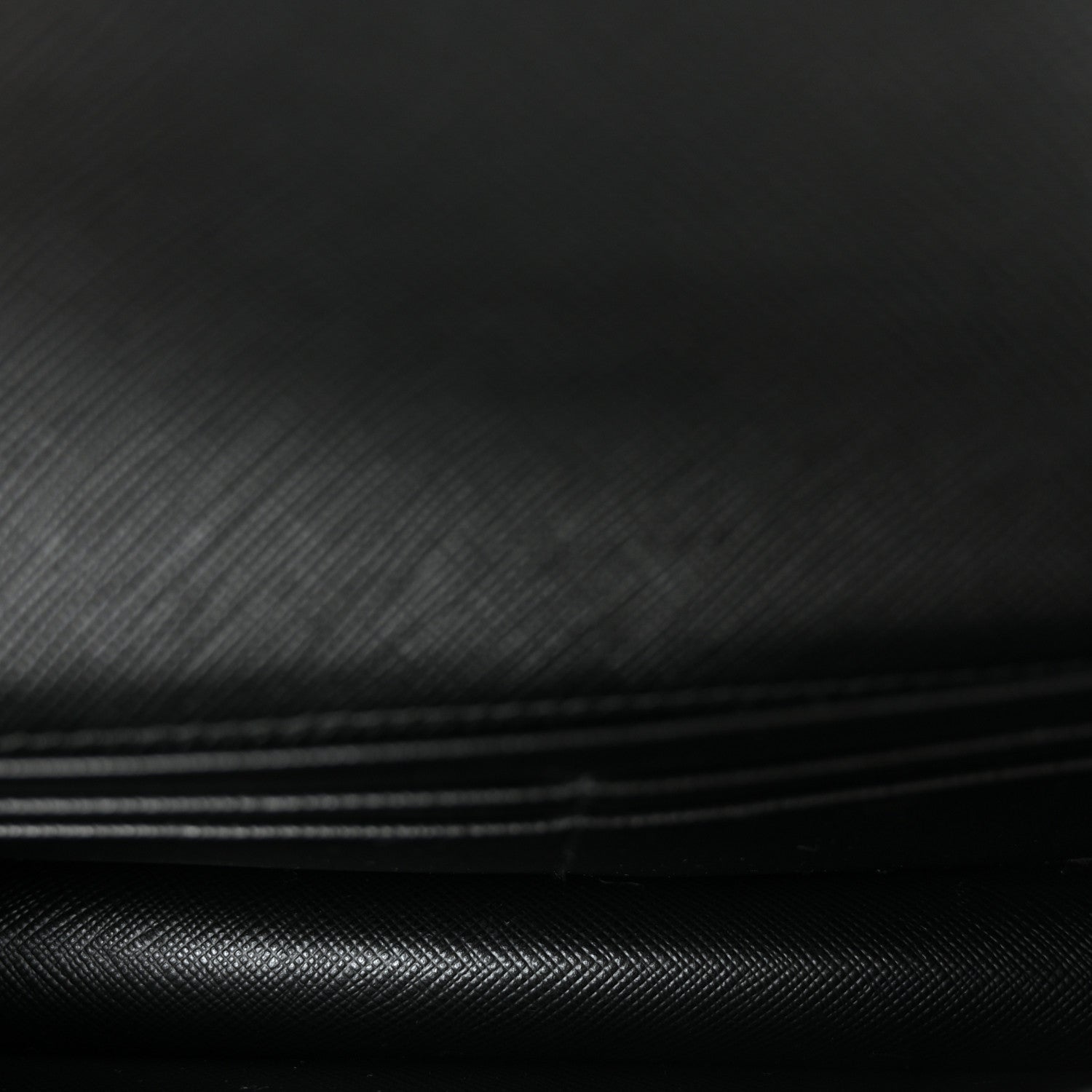 Prada Saffiano Cahier Mini Bag Black