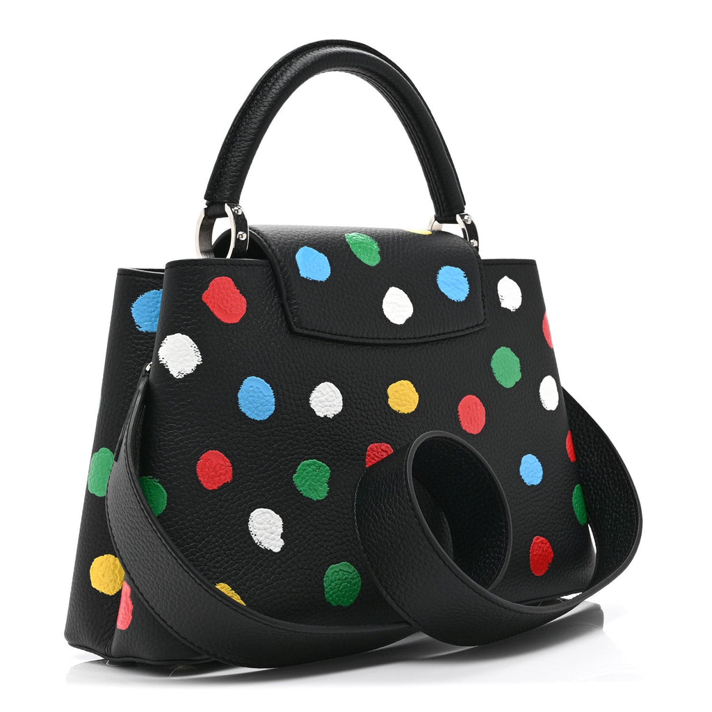 Louis Vuitton LV X YK Taurillon Capucine MM Black