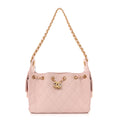 Chanel Caviar Quilted Mini Chanel 25 Handbag Light Pink