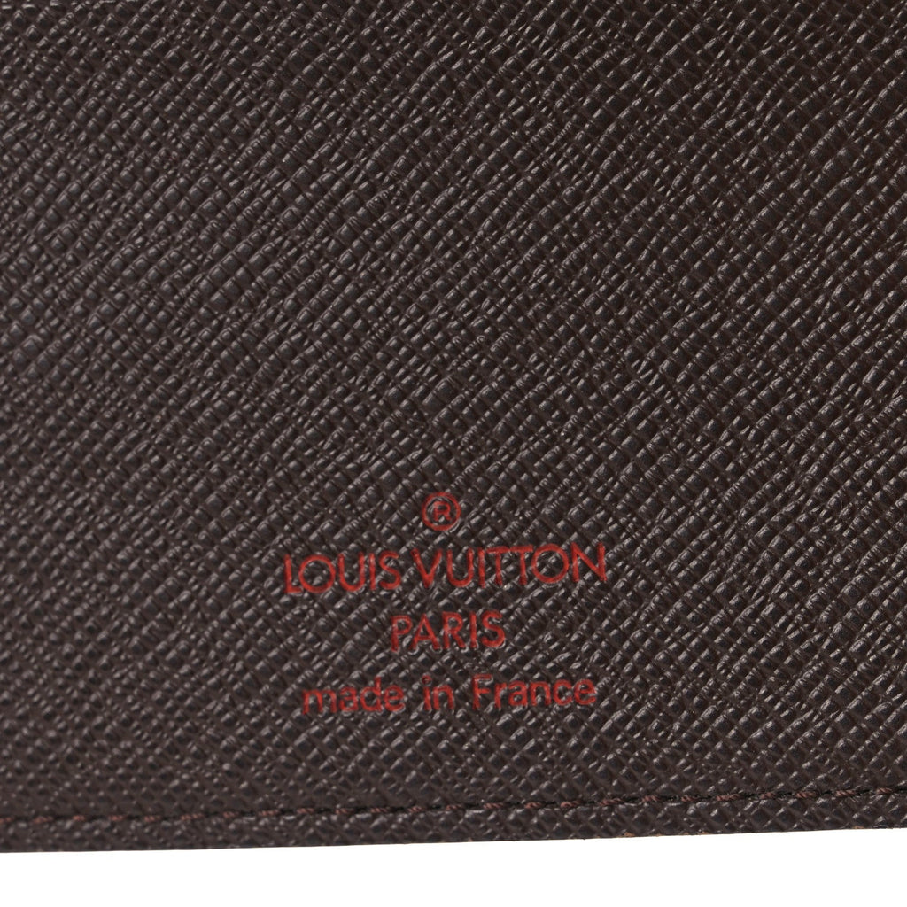 Louis Vuitton Damier Ebene Medium Ring Agenda Cover
