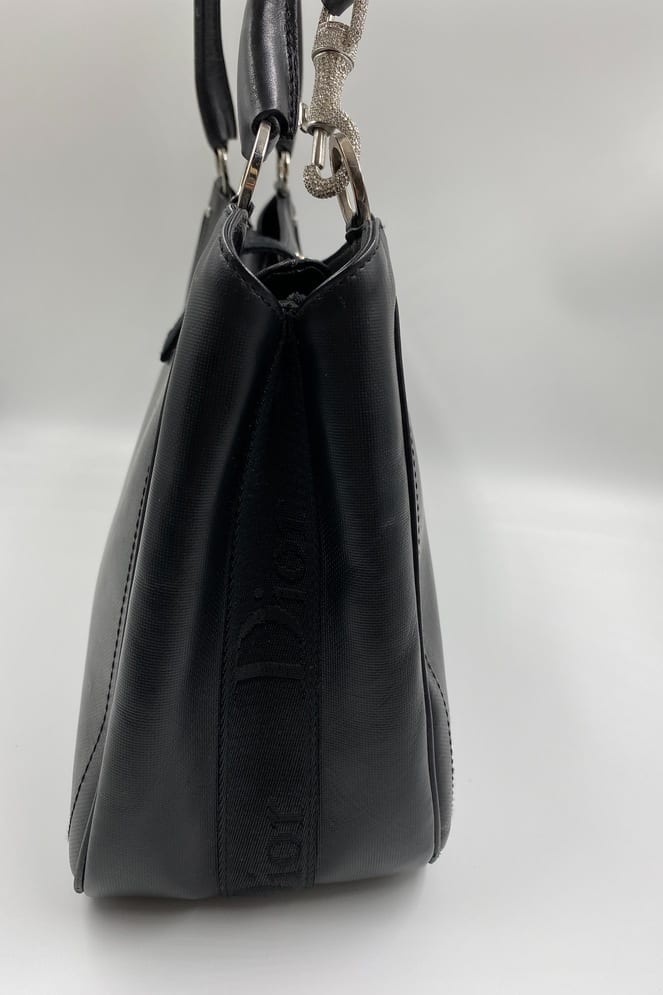 Christian Dior bag with Swarovski clip