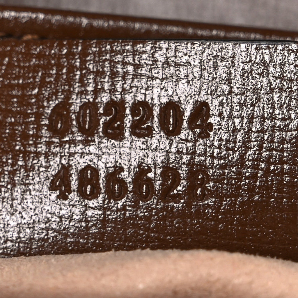 Gucci GG Supreme Monogram Horsebit 1955 Shoulder Bag Beige Brown Sugar