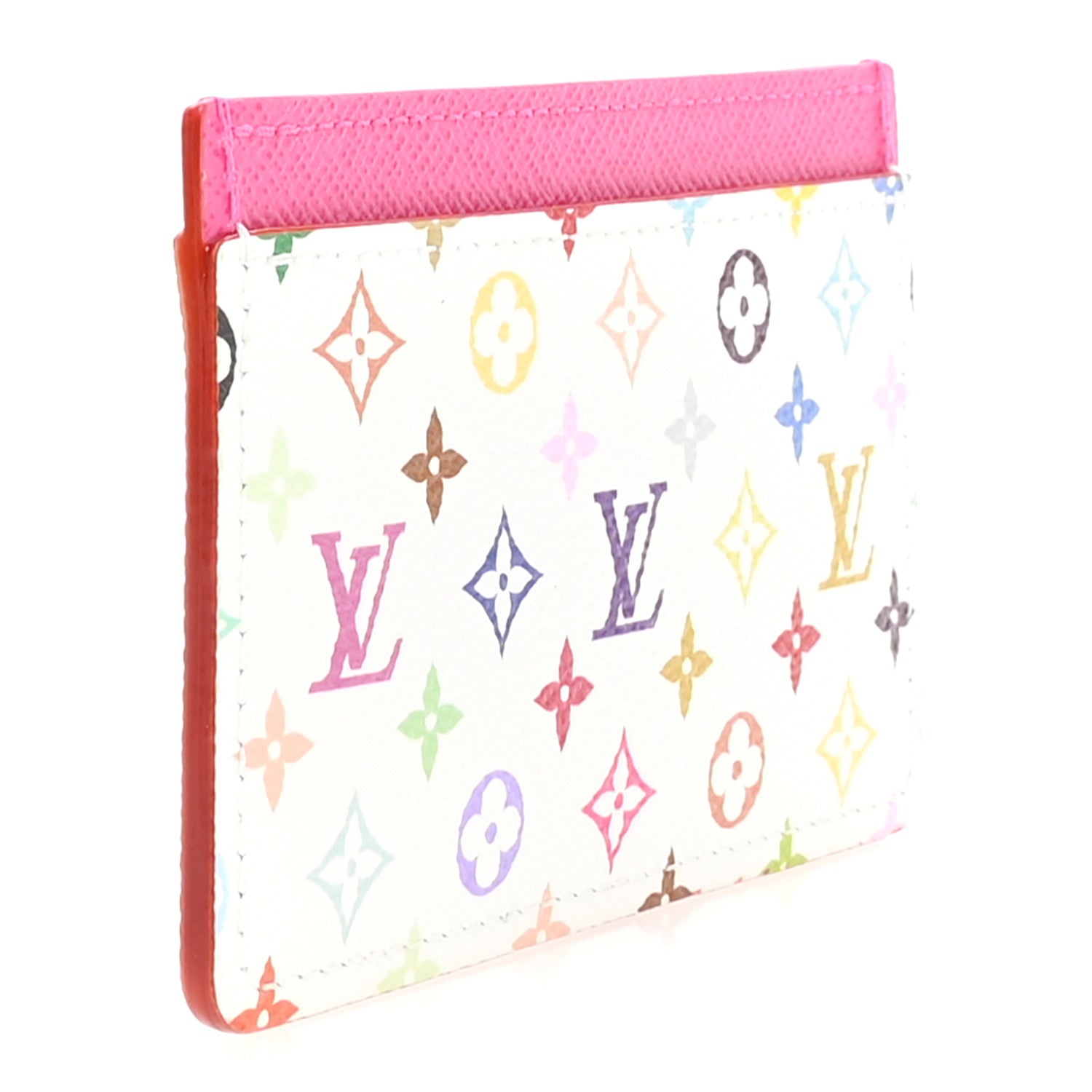 Louis Vuitton LV X TM Monogram Multicolor Card Holder Kawaii Pink