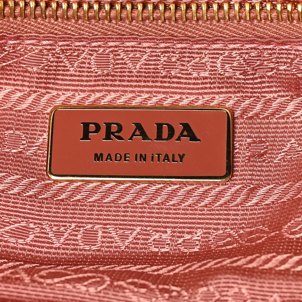 Prada Vitello Daino Shoulder Bag Sabbia