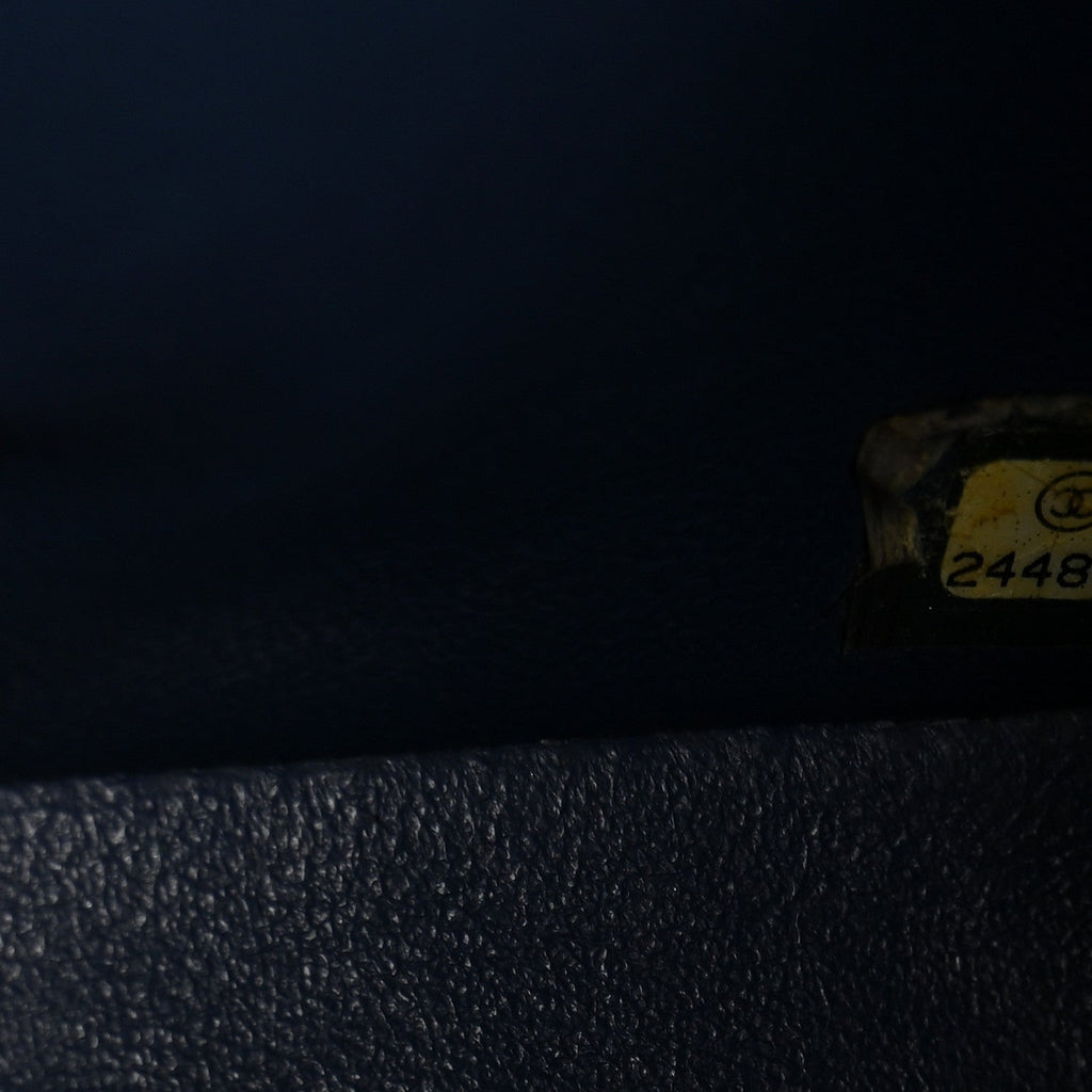 Chanel Caviar Quilted Mini Square Flap Navy