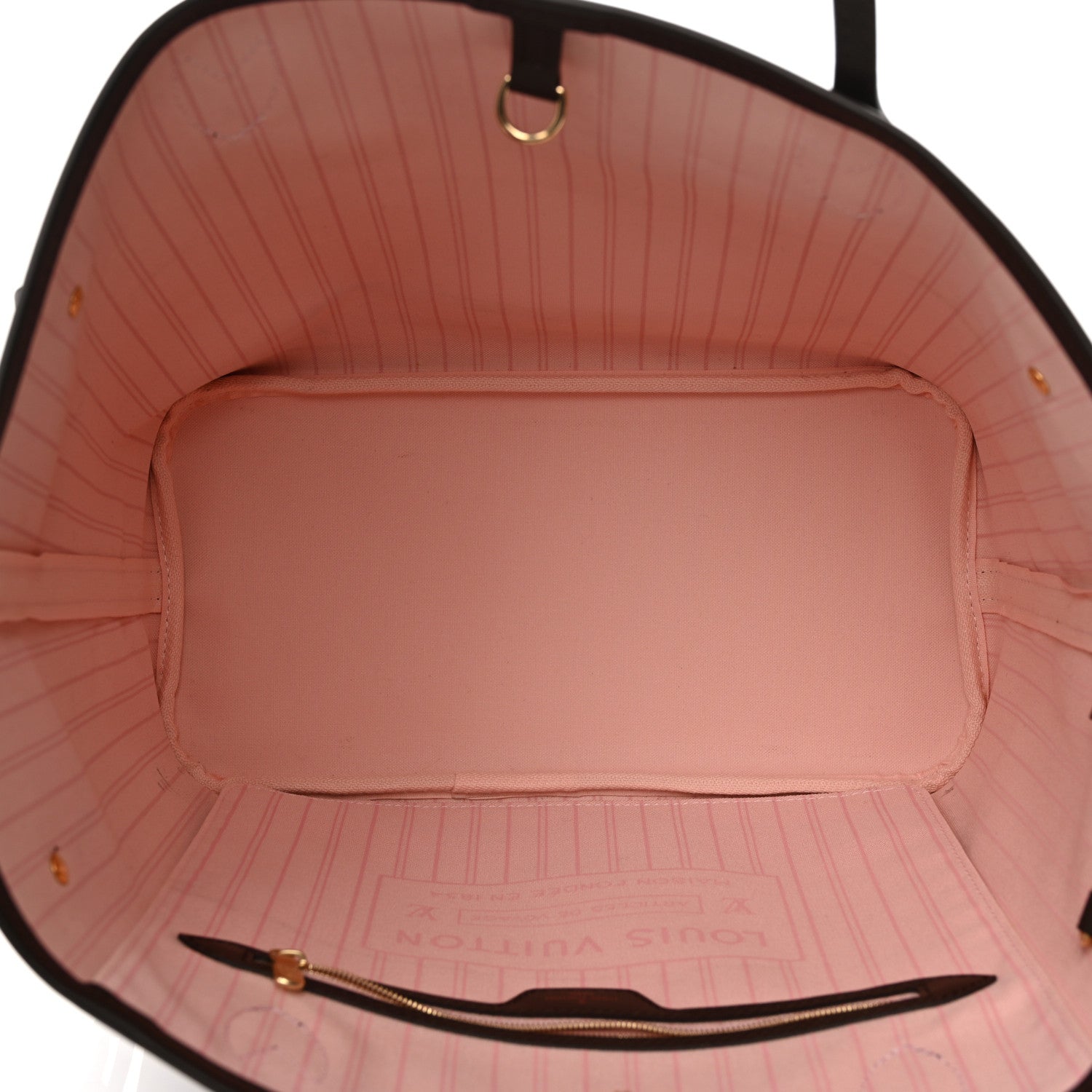 Louis Vuitton Damier Ebene Neo Neverfull MM Rose Ballerine
