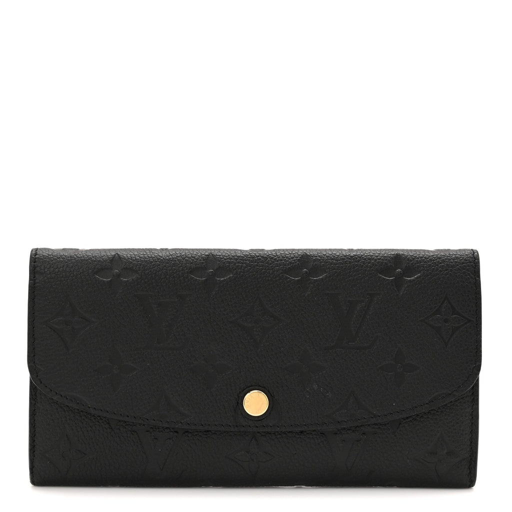 Louis Vuitton Empreinte Emilie Wallet Black Dune