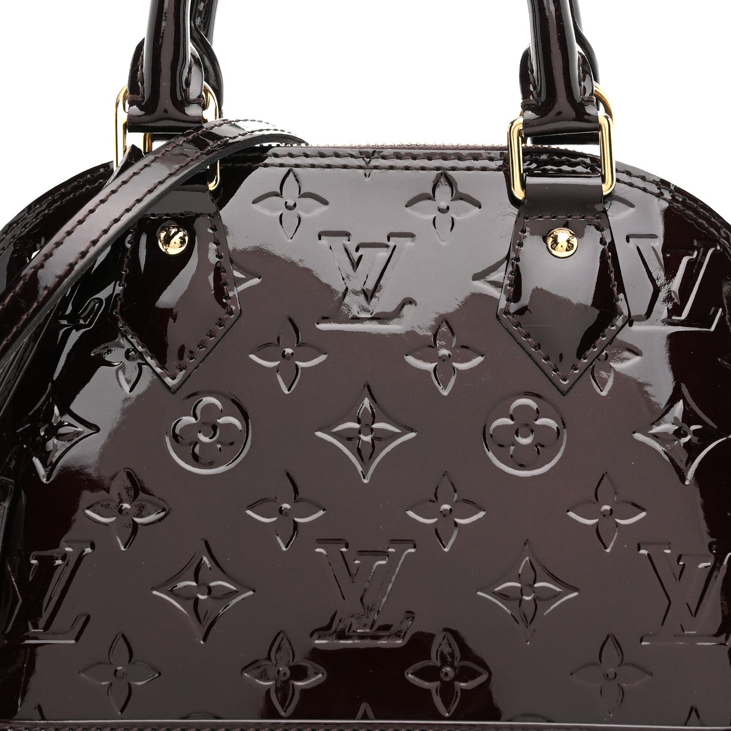 Louis Vuitton Vernis Alma BB Amarante