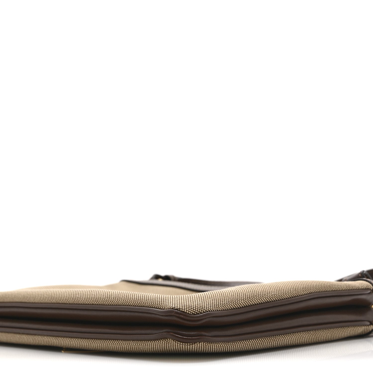Prada Jacquard Logo Flat Crossbody Bag Corda Bruciato